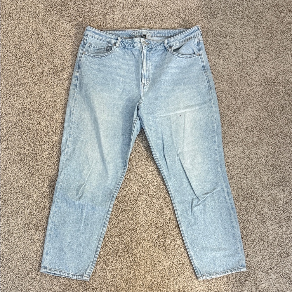 American Eagle Outfitters Light Blue Cropped Jeans